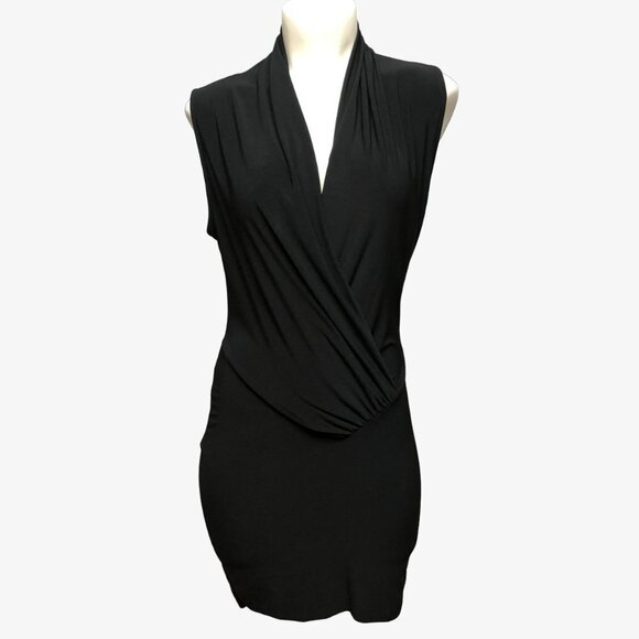 NWOT FD Sleeveless Black Cocktail Mini Party Dress Medium - Picture 1 of 8